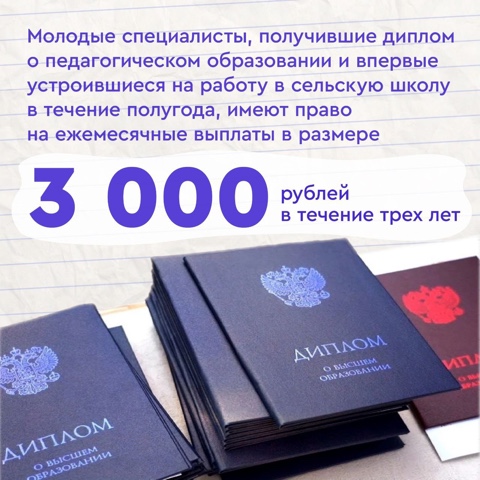 Меры социальной поддержки для педагогов в 2025 г..